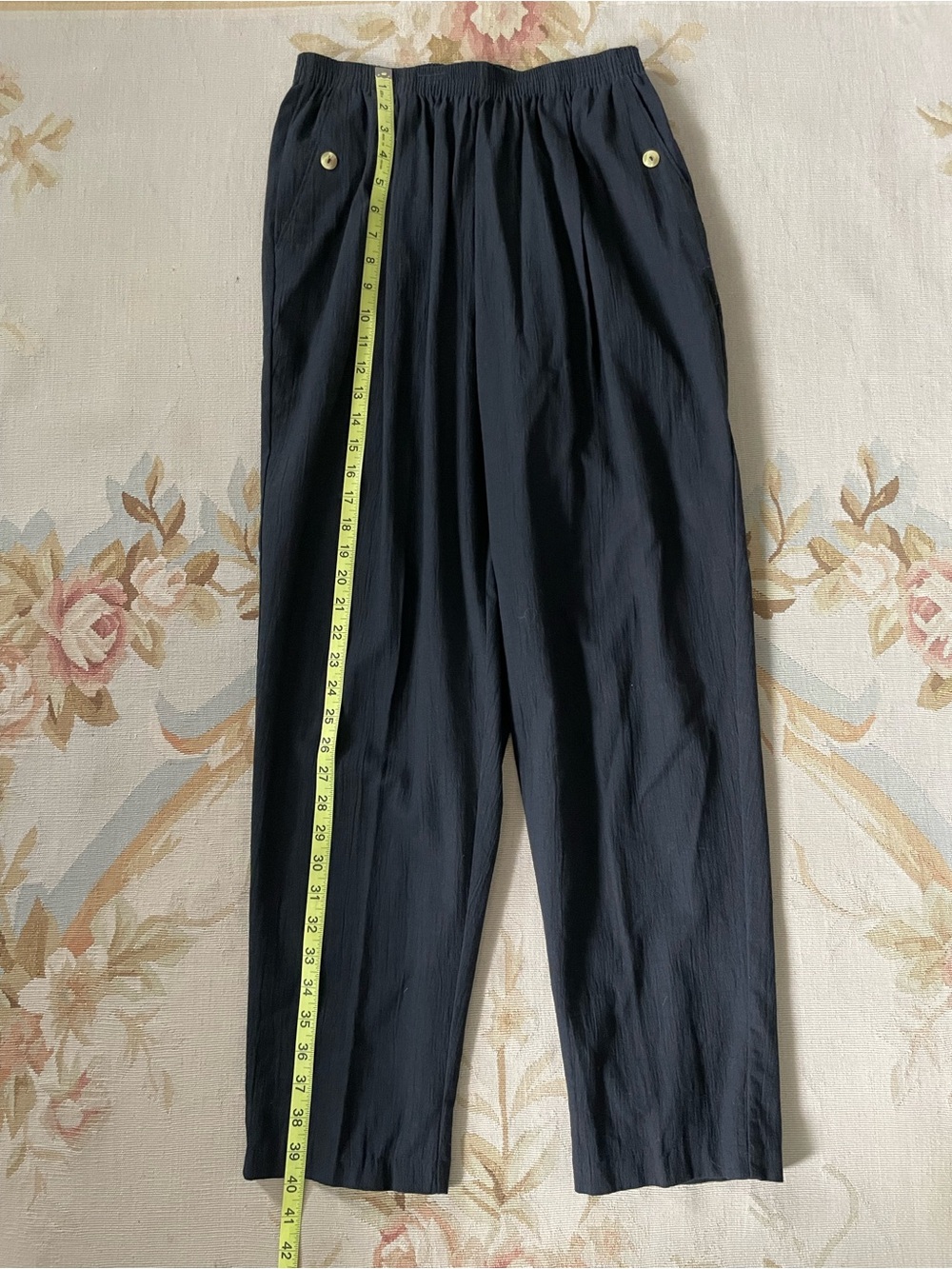 Cabin Creek black Elastic-Waist Relaxed Chinos - Picture 6 of 8